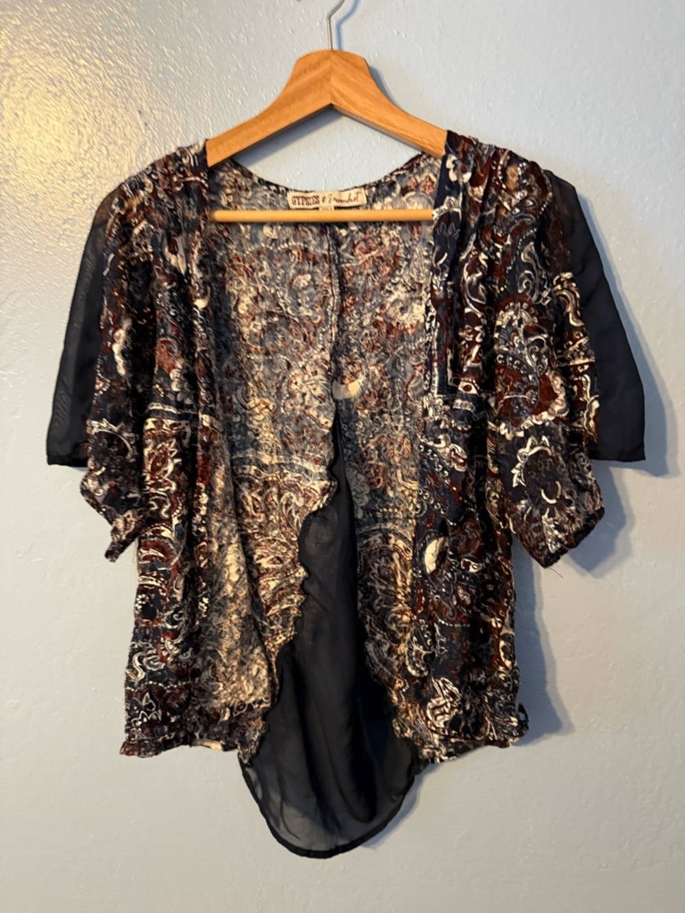 💅🏻 Gypsies & Moondust Sheer Paisley Cardigan 💅🏻 3 for $30 Bundle SALE!